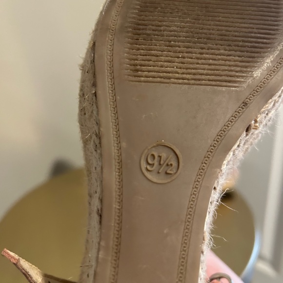 Target A New Day Pink Espadrilles Wedge Heels, Size 9.5 - Picture 7 of 9